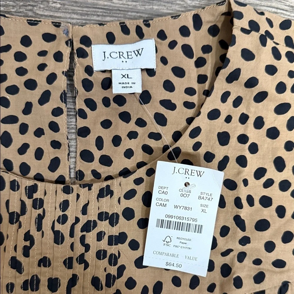 J. Crew sleeveless tan