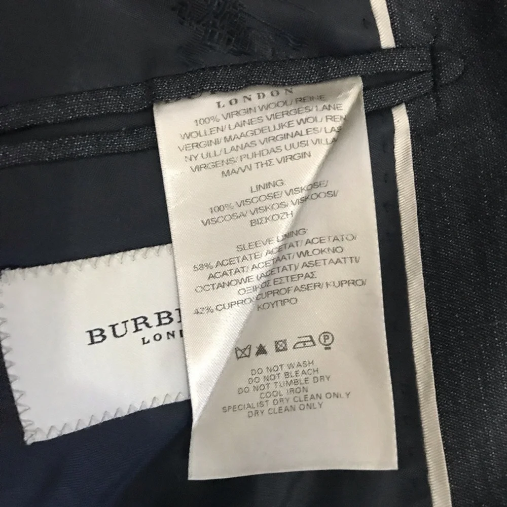 Burberry virgin wool