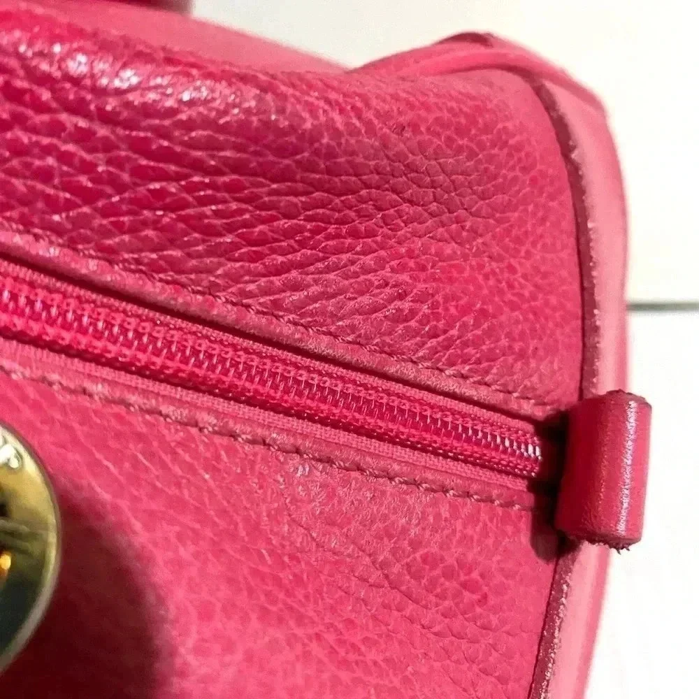 Longchamp pink leather