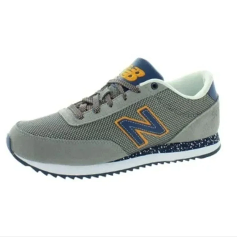 New Balance Men's 501 Grey Blue Running Shoes Athletic Sneakers, Sz 12