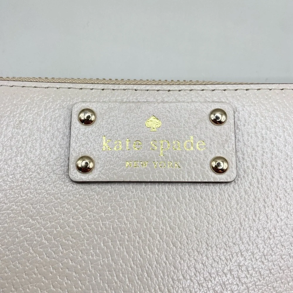kate spade cream leather
