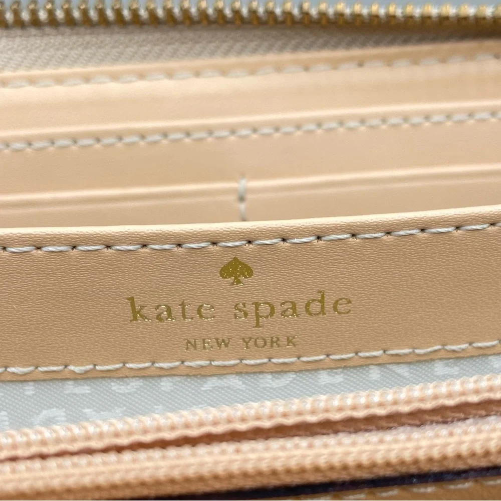 kate spade cream leather