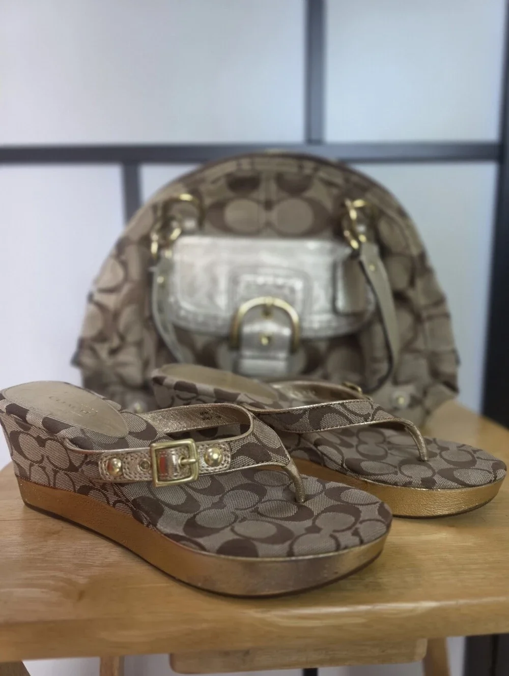 Coach dressy wedge