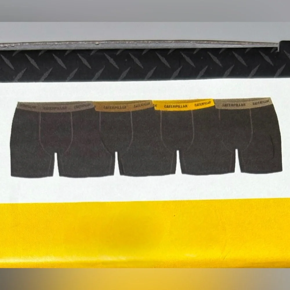 Caterpillar CAT Men’s Performance Boxer Briefs contour pouch underwear 4-pack