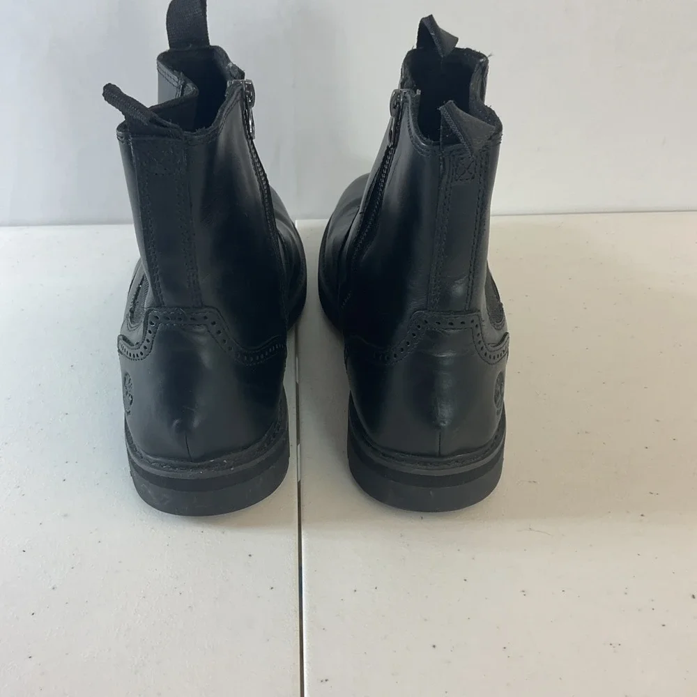 Timberland‎ Squall Canyon WP Chelsea Zip Boots Men's 11.5 Black Leather A297A