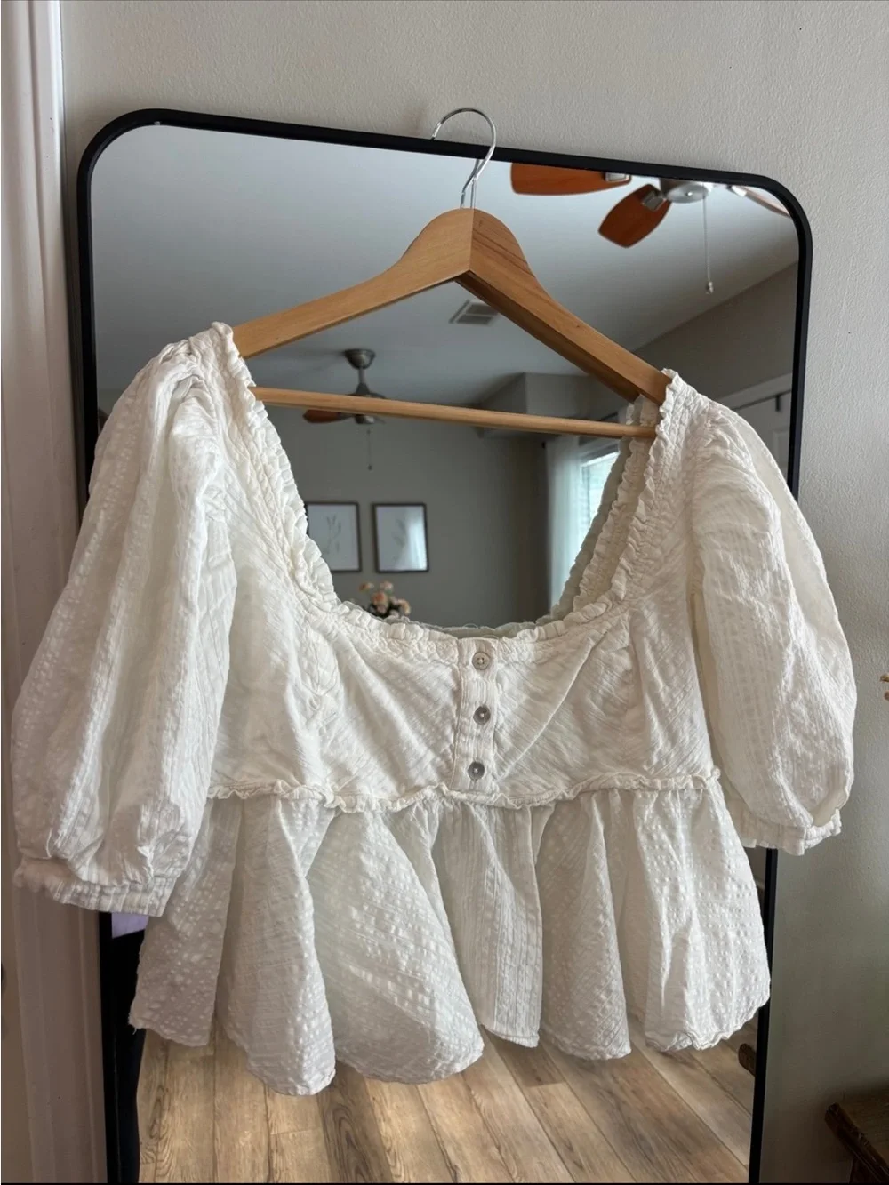Free People lightweight white