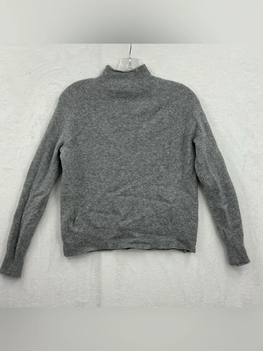 J. Crew Light Gray Mock Neck Sweater 901