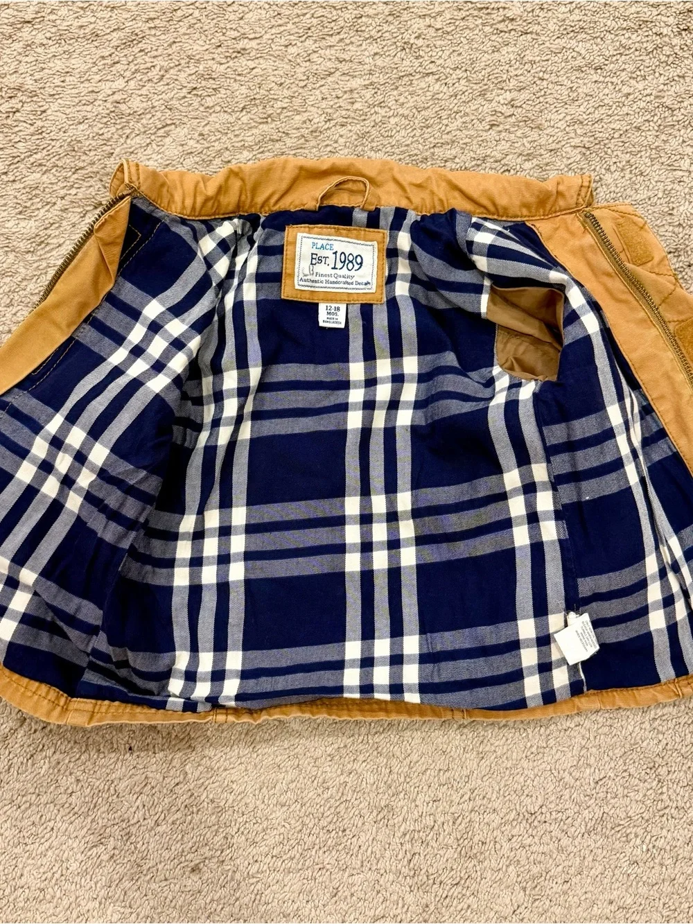 The Childrens Place classic tan