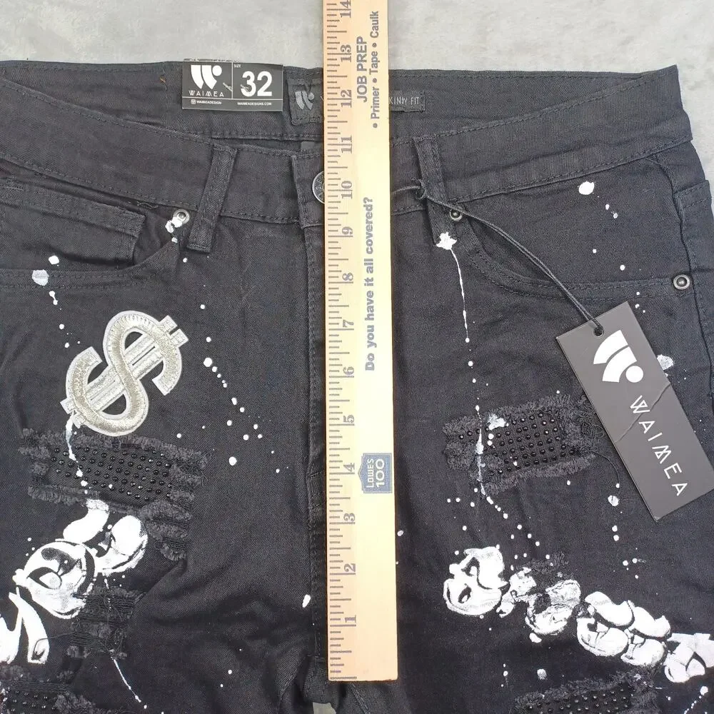 Waimea black skinny