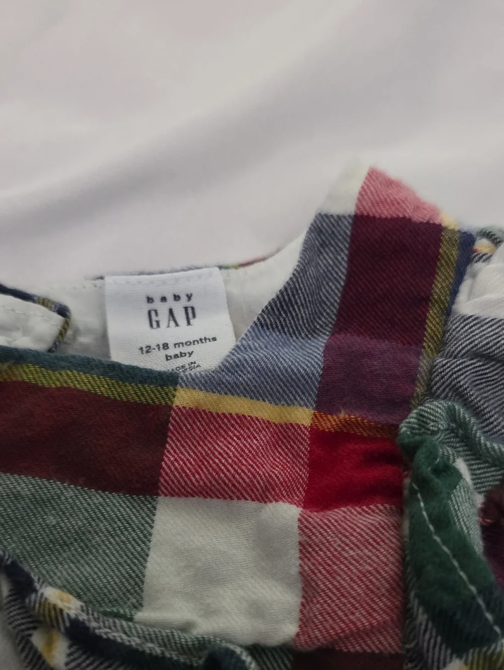 GAP plaid long