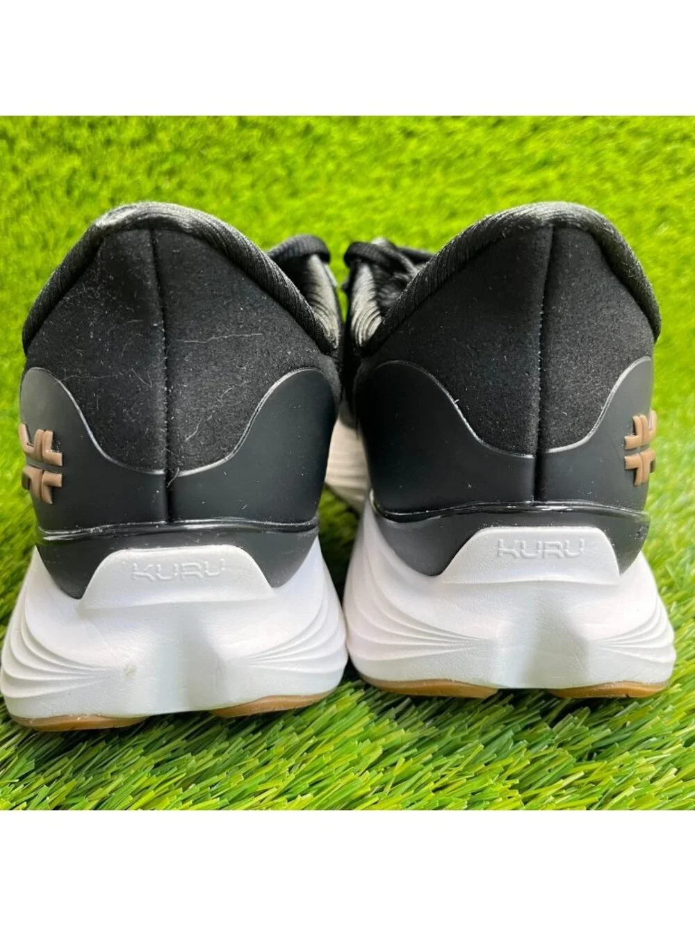 Kuru Atom 2 Womens Size 8.5 Black White Athletic Running Walking Shoes Sneakers