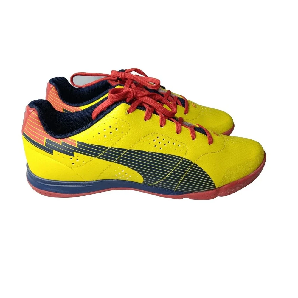 PUMA Evospeed 1 Sala Soccer Shoes Women's Size 7 Yellow ~Black