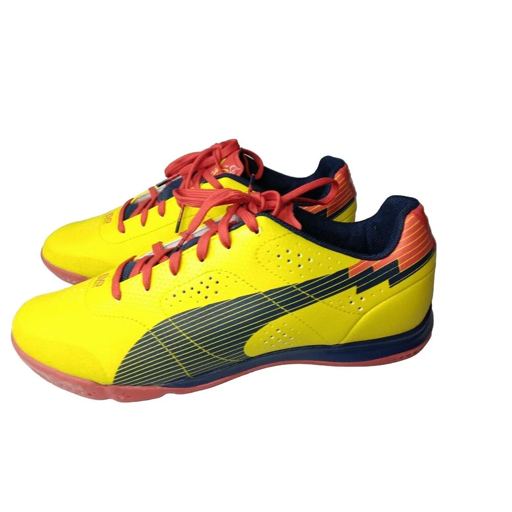 PUMA Evospeed 1 Sala Soccer Shoes Women's Size 7 Yellow ~Black