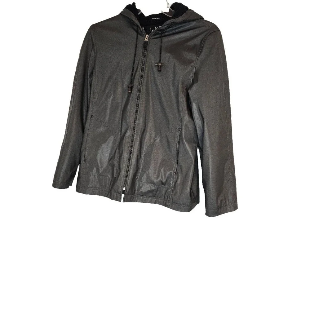 Utex Design Mens Hooded Jacket Zipper Front Drawstring‎ Medium