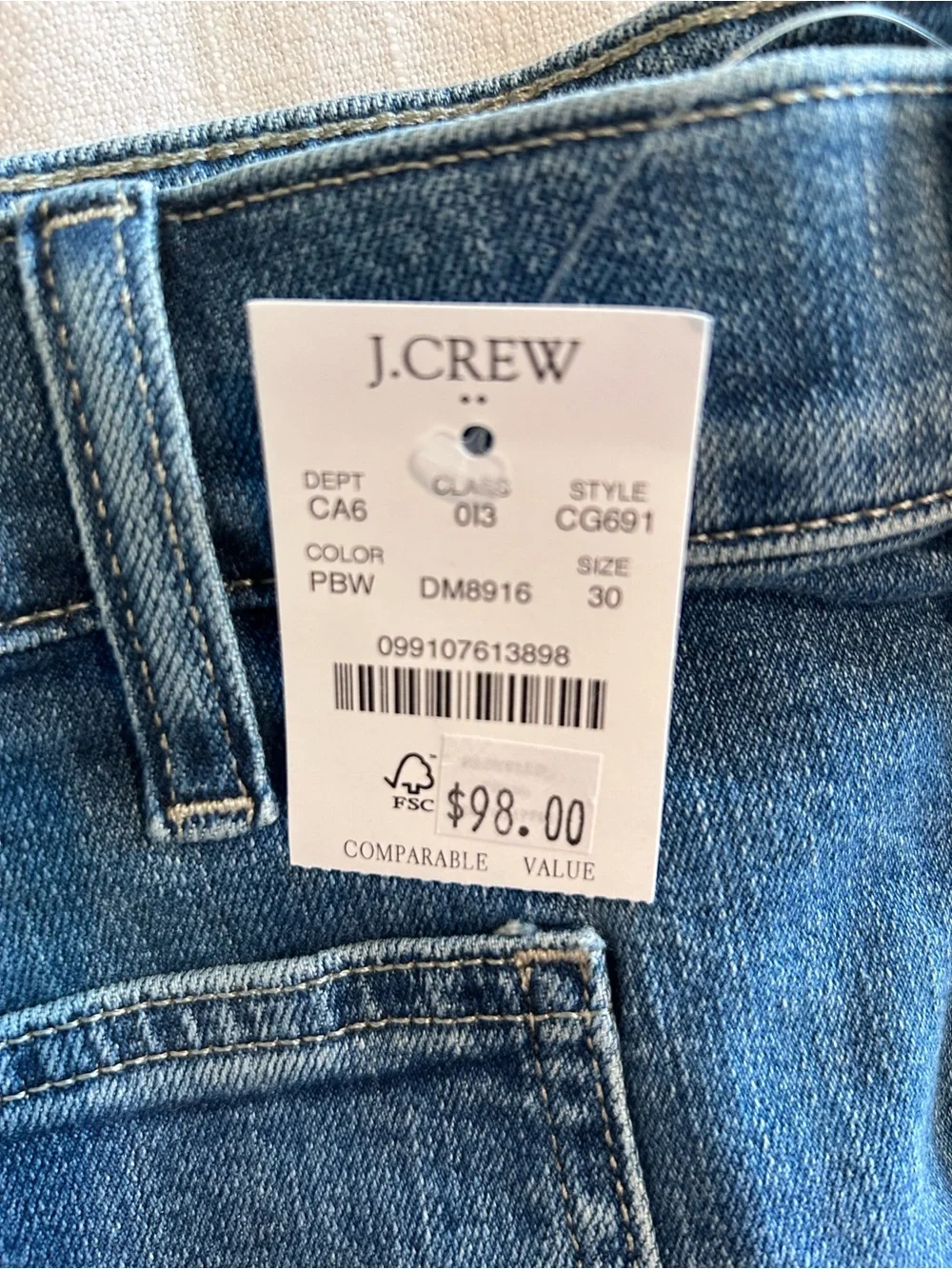 J. Crew crew denim