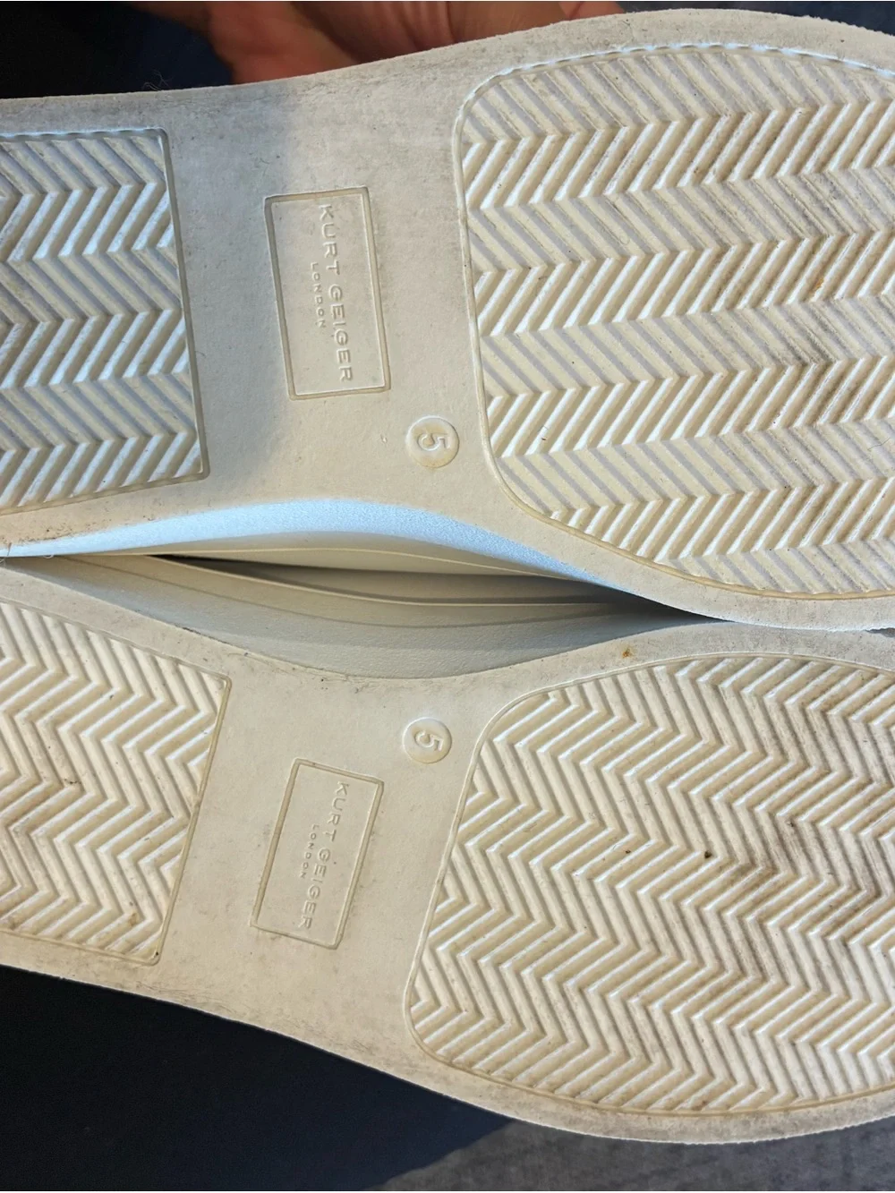 Kurt Geiger white kurt