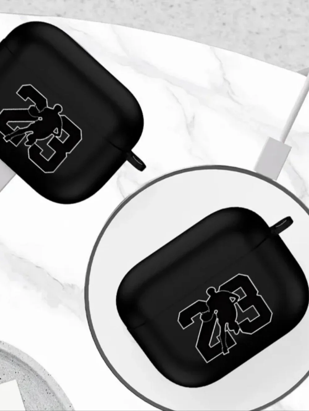 Michael Jordan airpods sleek