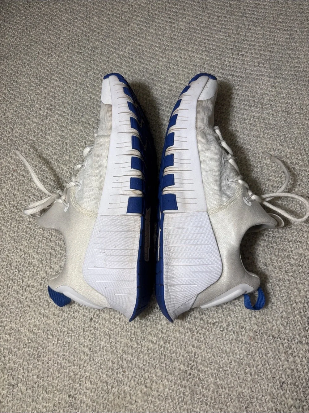 Nike Free Metcon 6 White Game Royal Cross Training Shoes Men's Size 10.5