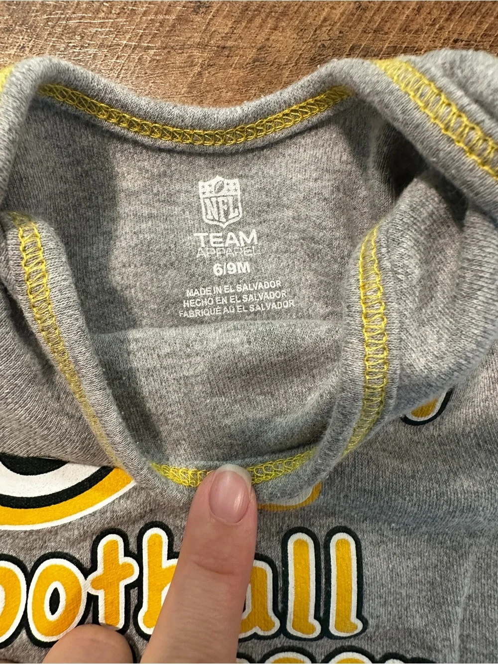 NFL bodysuit item are