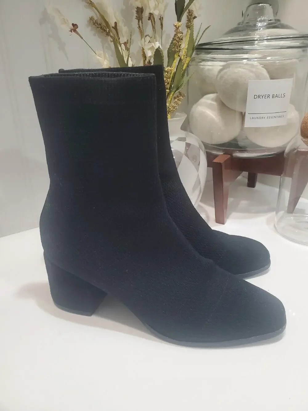 Eileen Fisher Recycled Stretch Bootie Size 6.5