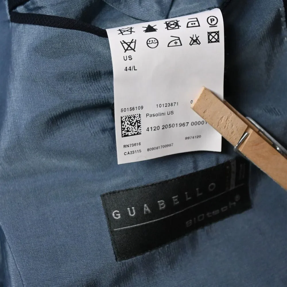 Hugo Boss 44L Navy Hopsack Pasolini US Guabello Wool Sport Coat Jacket‎ Suit