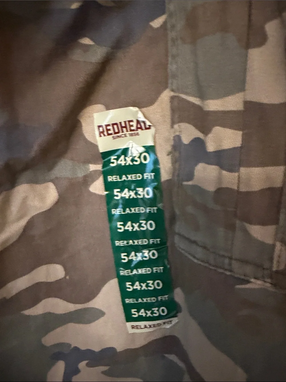 RedHead camo pants