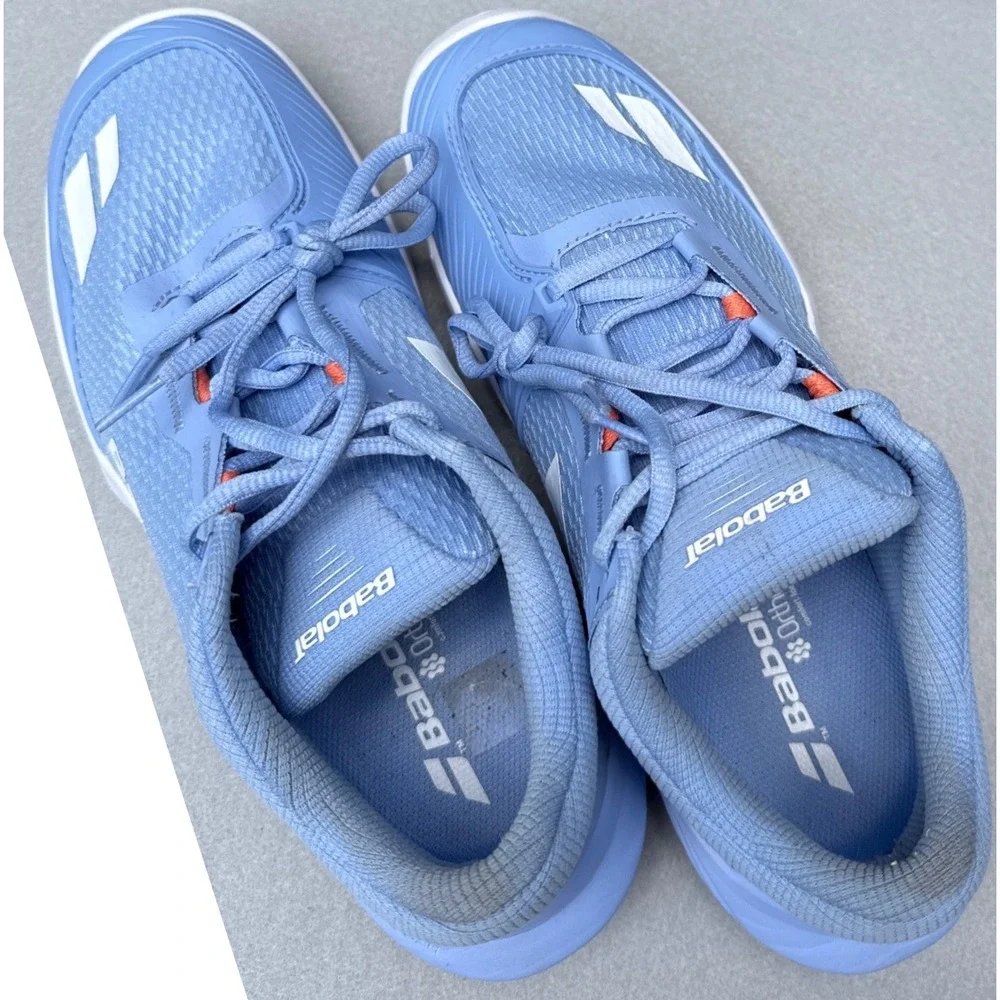 Babolat SFX 4 All Court Tennis Shoes Womens 10 Blue Michelin Sole Pickleball Run