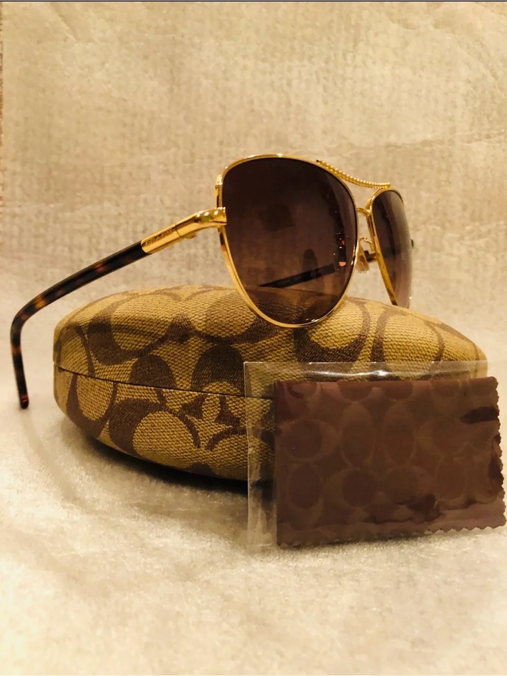 Coach frame sun polished
