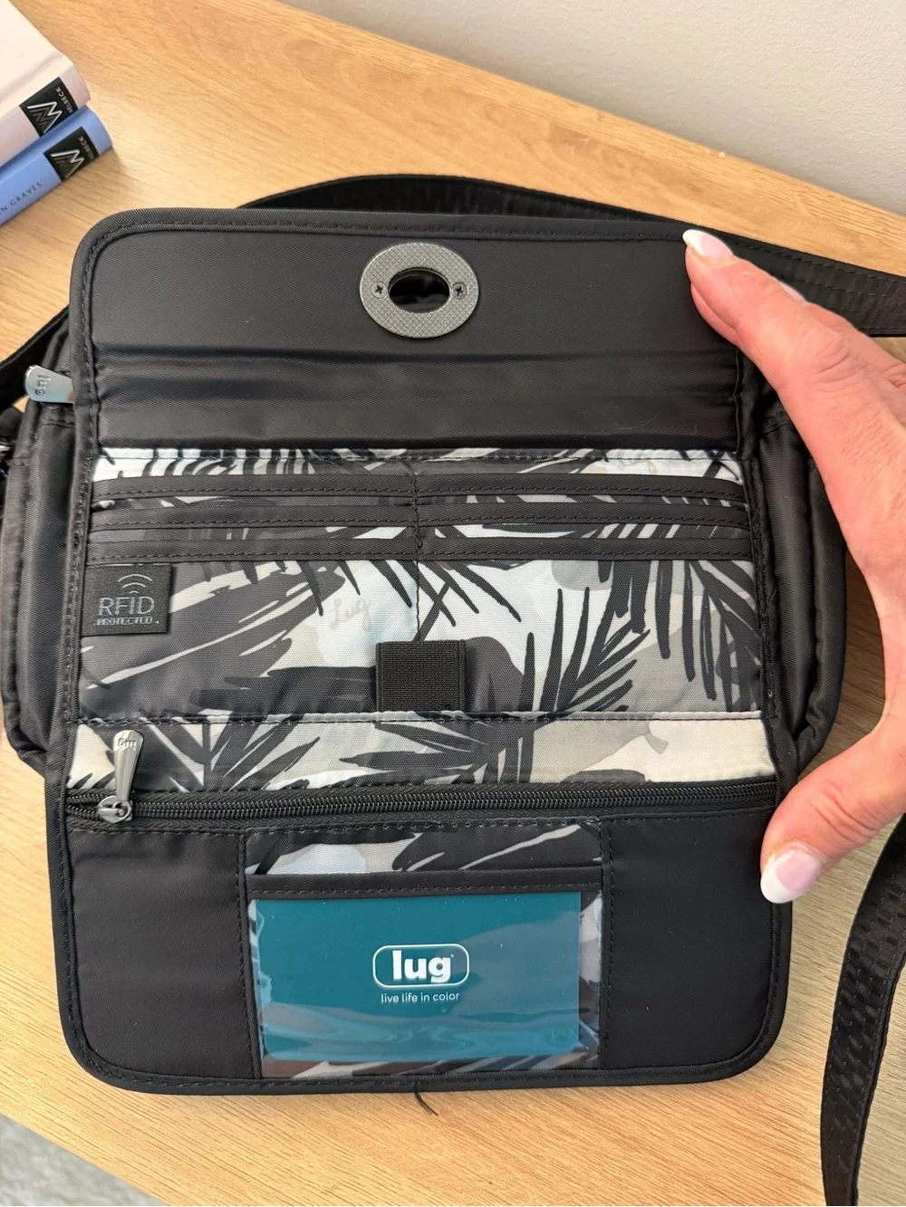 lug compact crossbody