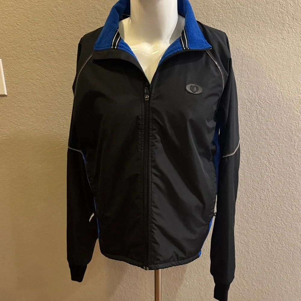 Pearl Izumi Black and Blue Windbreaker size men’s‎ large