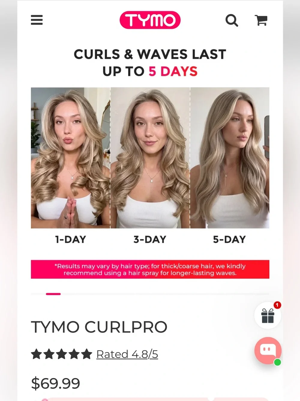 Tymo rose gold