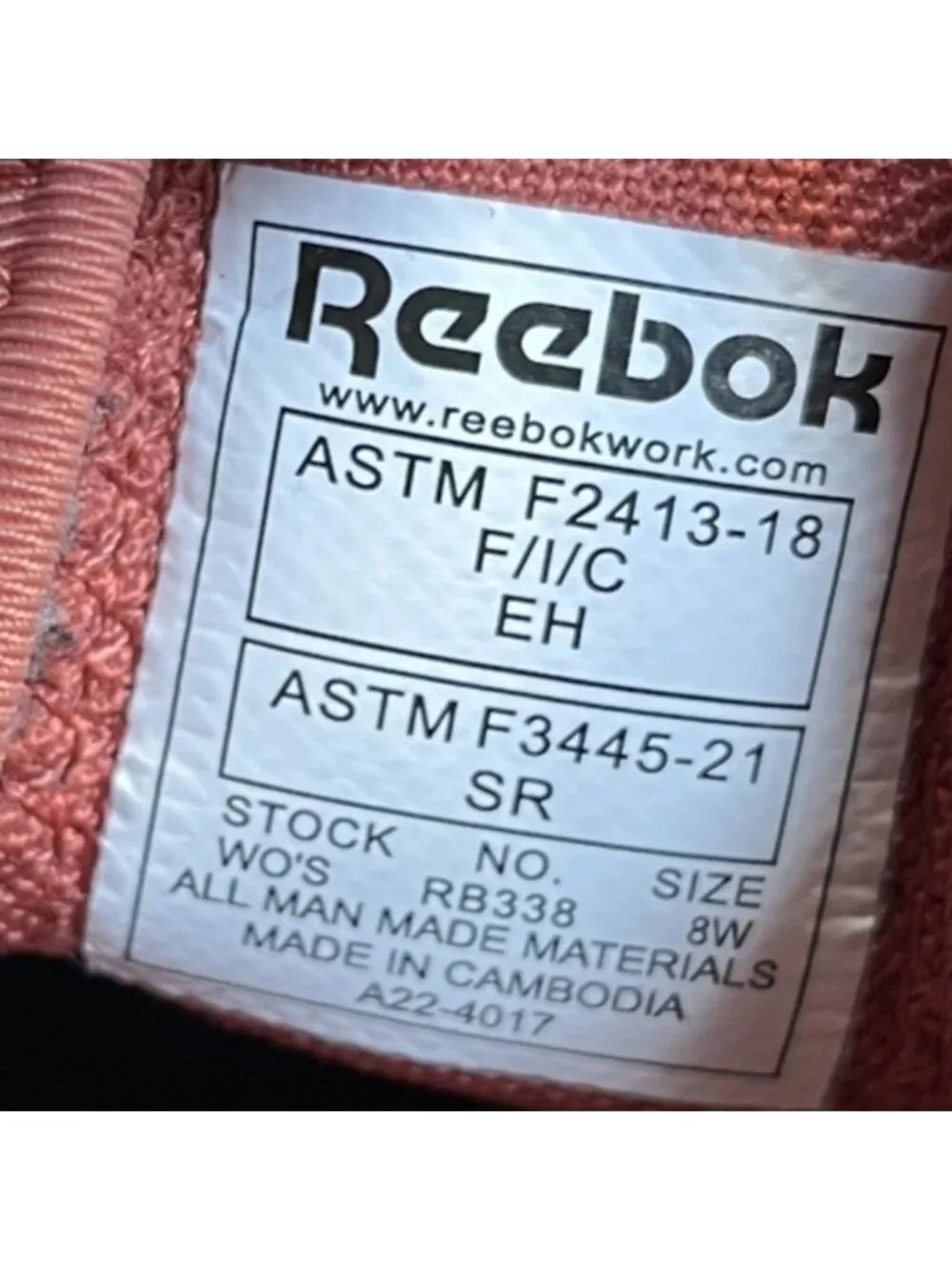 Reebok please review