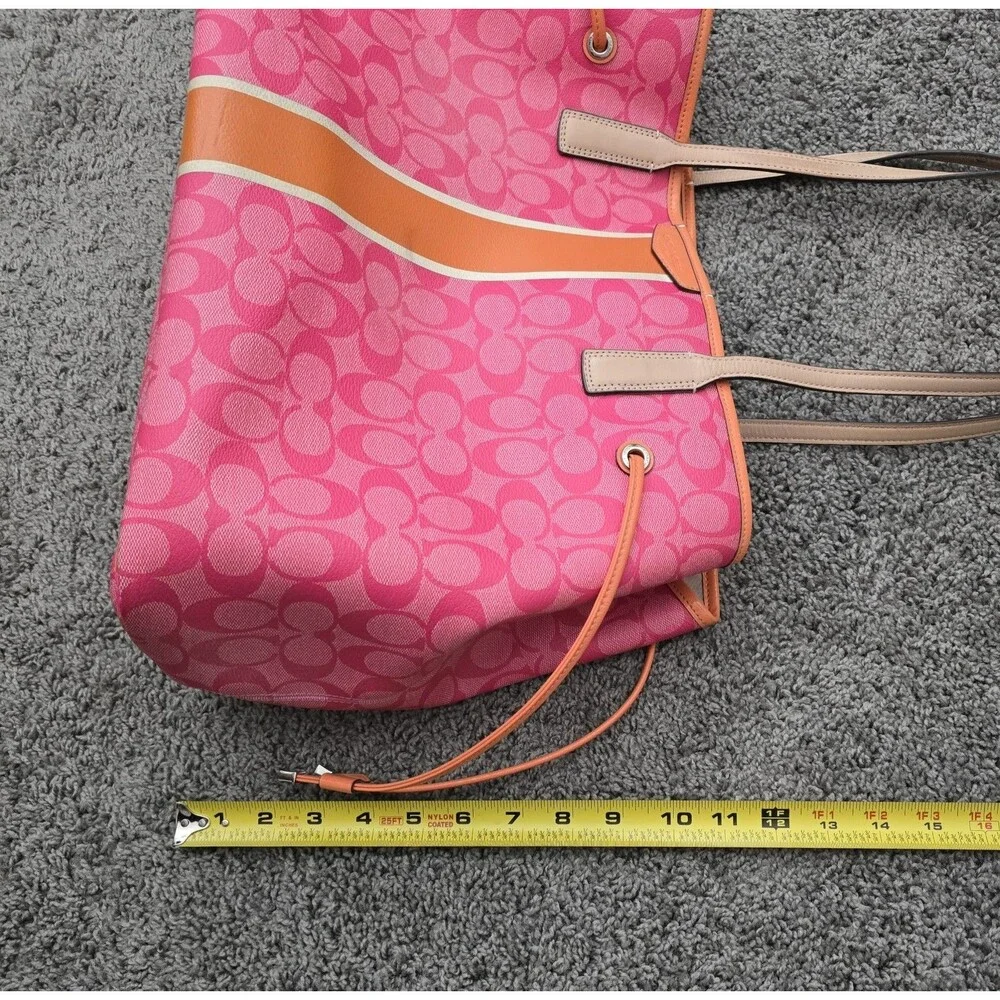 Coach pink signature