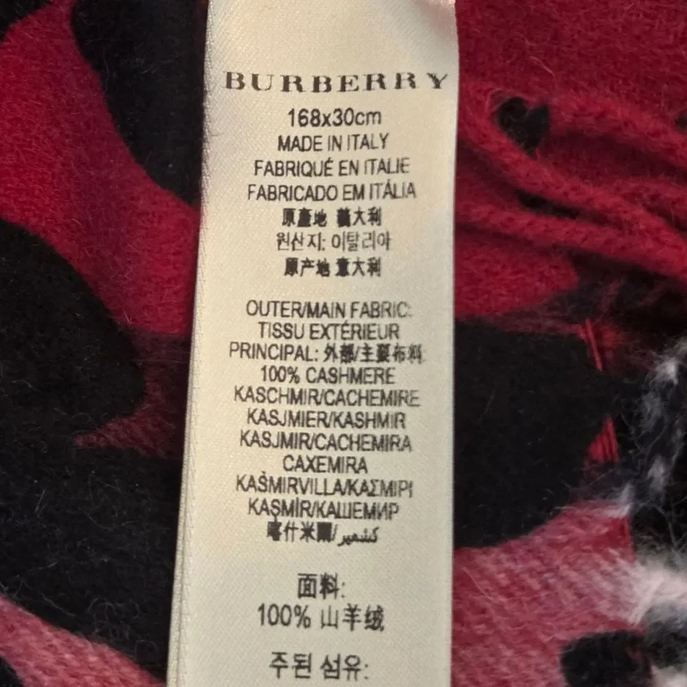 Burberry authentic red