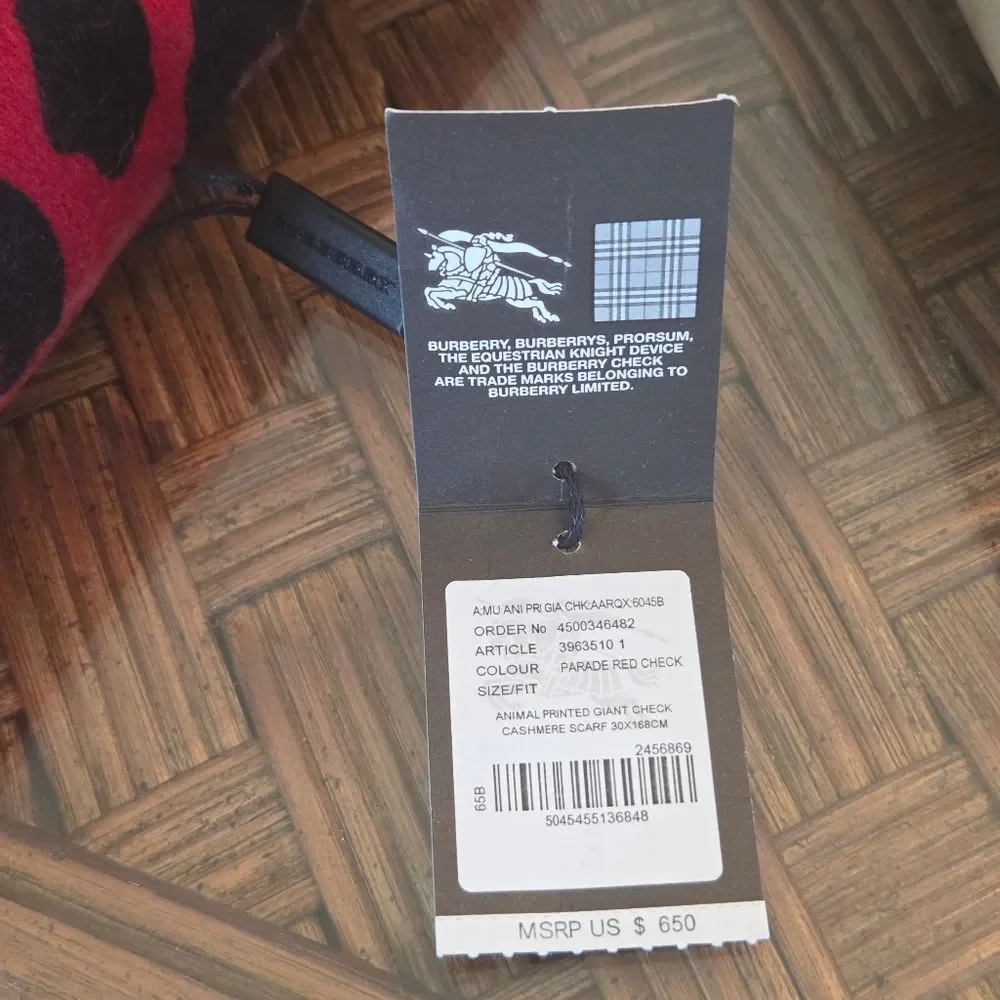 Burberry authentic red