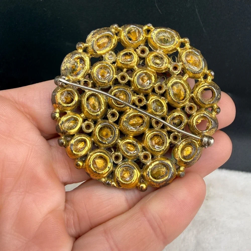 Estate read brooch