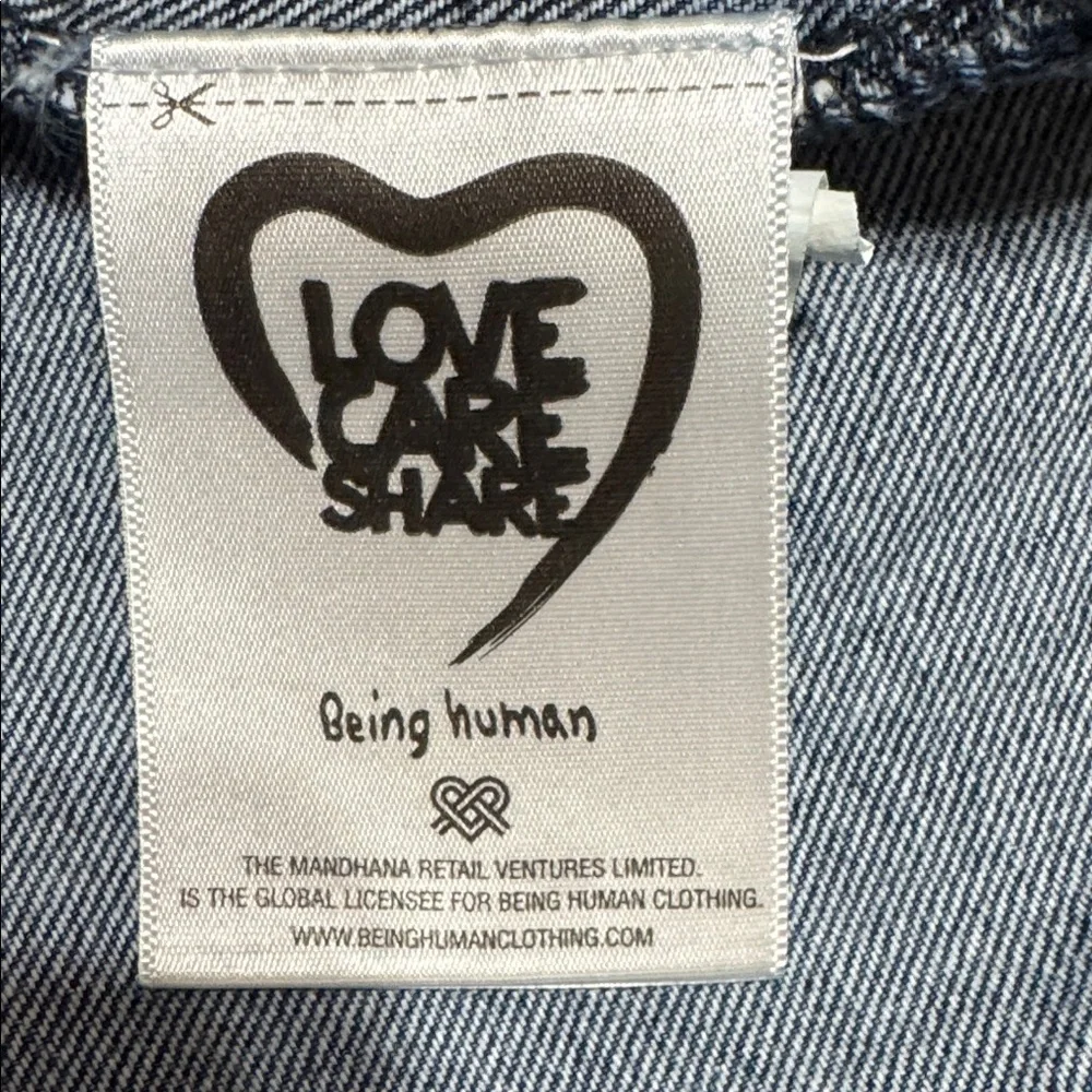 Men's Classic Blue Denim Jacket Graphics