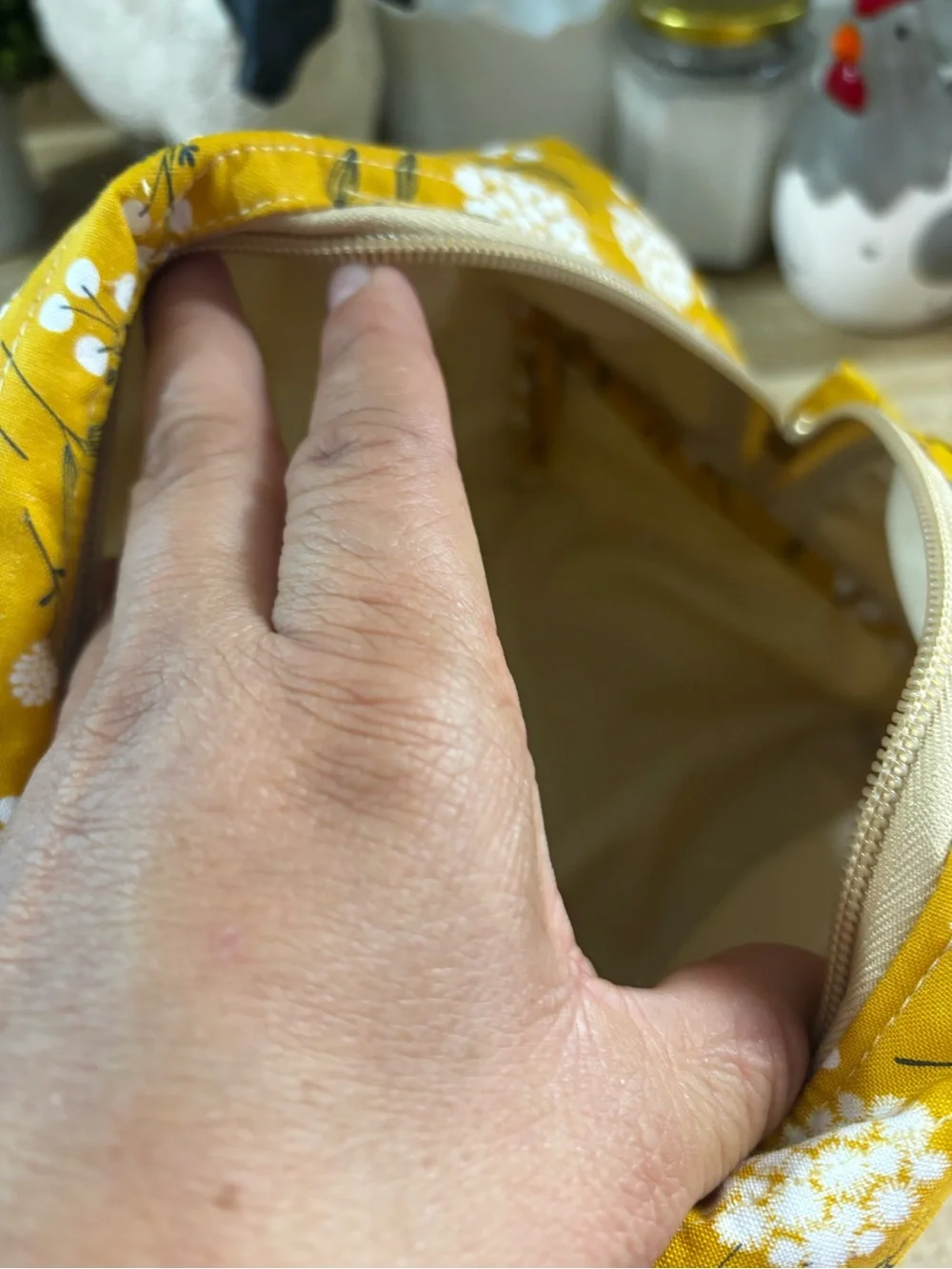 Handmade stylish mustard