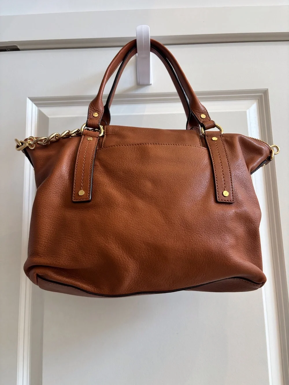 Michael Kors structured leather