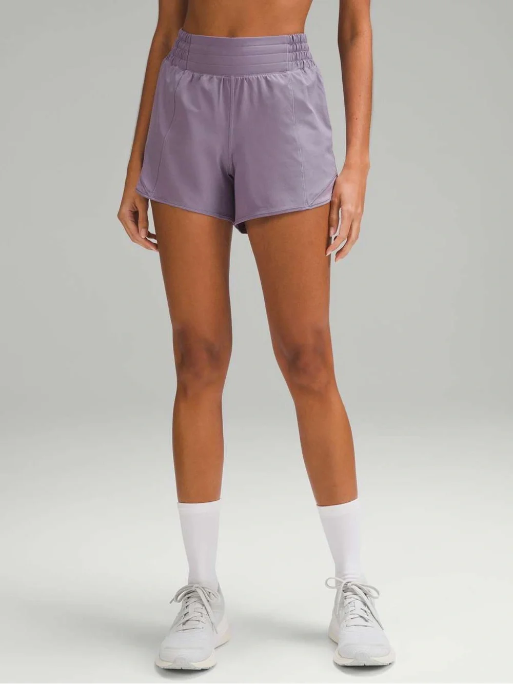 Lululemon Purple Ash Hotty Hot Shorts 4”