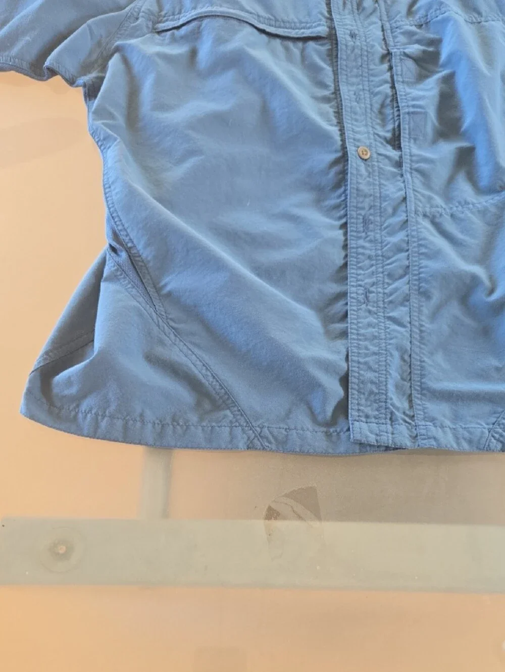 Mountain Hardwear Men's Short-Sleeve Shirt Jacket in Blue