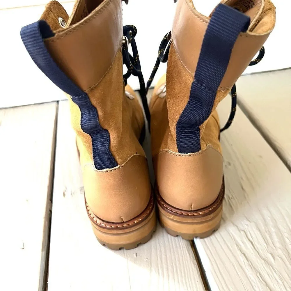 H & M suede lace up boots.  Size 8