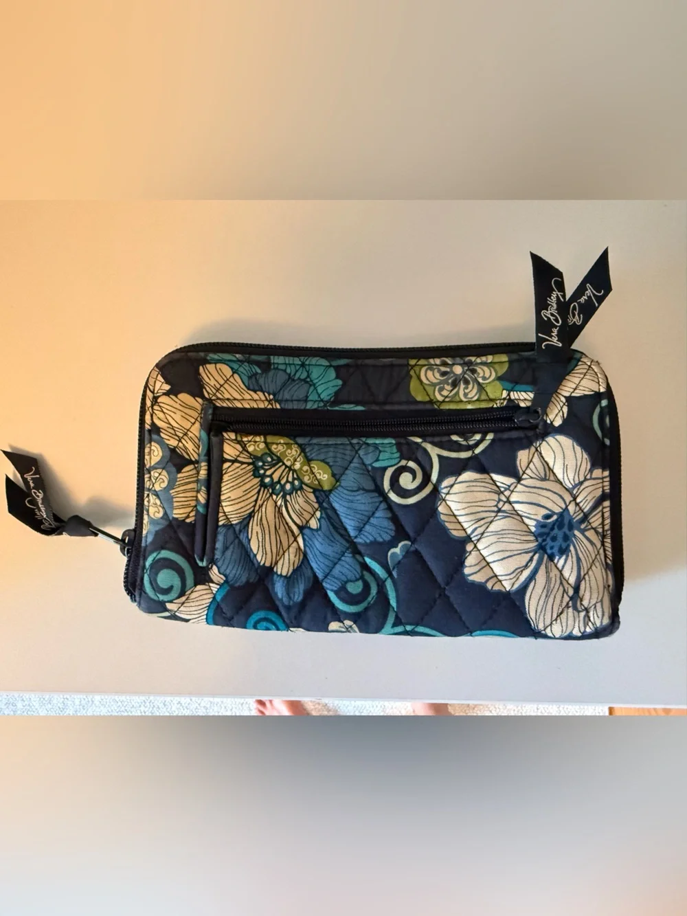 Vera Bradley quilted zip
