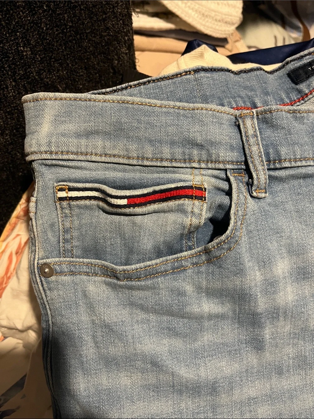 Tommy Hilfiger soft blue relaxed