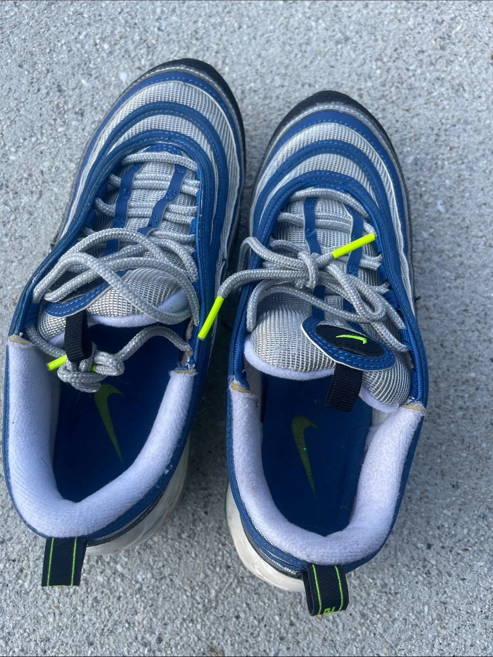 Nike blue shoes