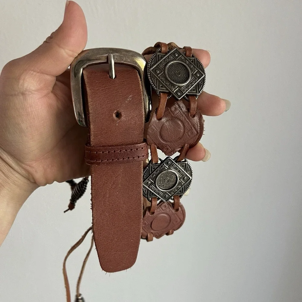 Vintage genuine leather