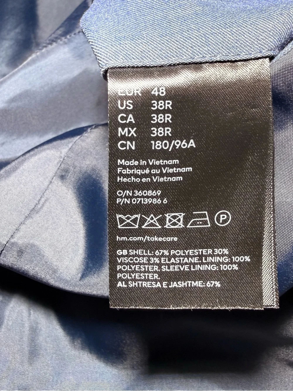 H&M sleeve muted home