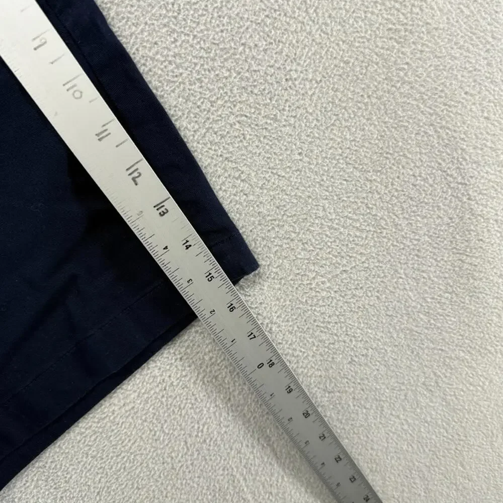 J Crew Shorts Men's 29 Blue Navy Chino Khaki Preppy Flat Front Solid 7 inch NEW