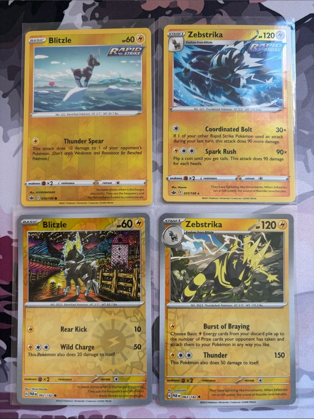 Blitzle & Zebstrika Evolution Line Pokémon Card Lot | Reverse Holo ✨5/$25✨