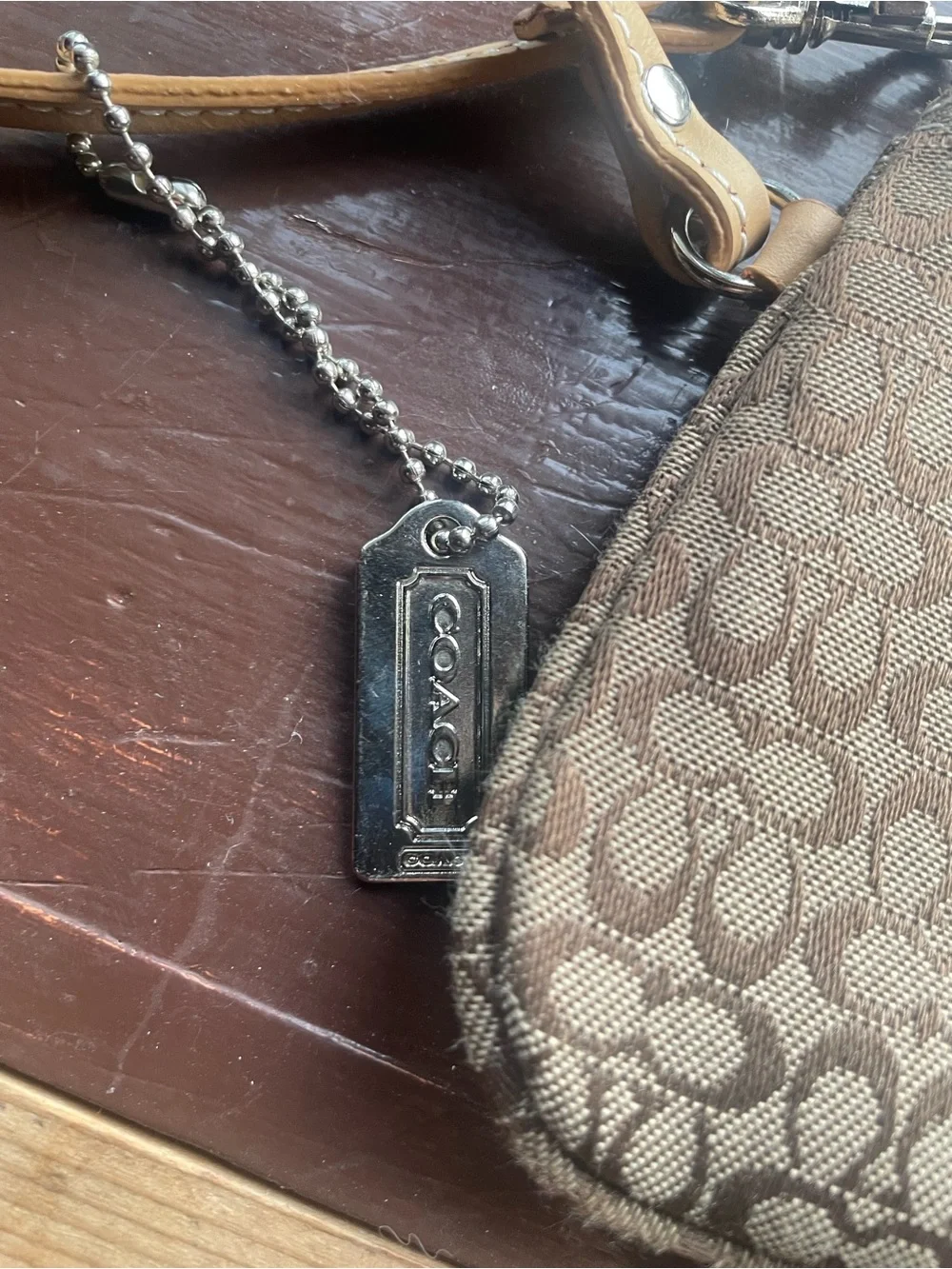 Coach wristlet signature